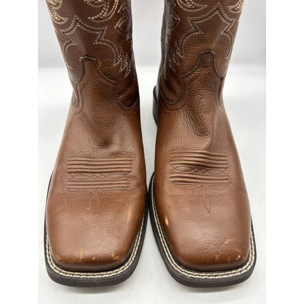 Ariat Sport Latigo Toasted Tan Soft Toe Western Boot 10044559 Mens Size 10EE
